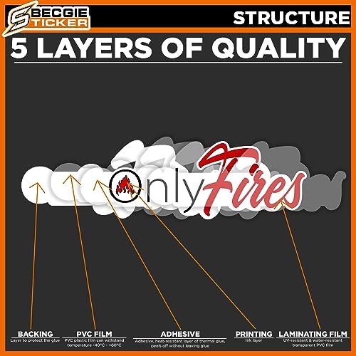 (3PCS) Only Fires Sticker Firefighter Helmet Hard Hat Fireman Stickers For Men Father Dad Adults Funny Decals Waterproof Vinyl Sticker for Water Bottle Tumbler Phone Case Cars Laptops Gifts (2 Inches)