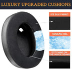 SOULWIT Cooling-Gel Earpads Replacement for Sony WH-1000XM4 (WH1000XM4) Headphones, Ear Pads Cushions with High-Density Noise Isolation Foam, Added Thickness, Without Affecting Sensor - Black