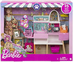 Barbie Doll & Playset, Pet Boutique with 4 Pets, Color-Change Grooming Feature & 20+ Themed Accessories