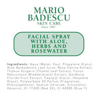 Mario Badescu Facial Spray with Aloe, Herbs and Rose Water for All Skin Types, Face Mist that Hydrates, Rejuvenates & Clarifies