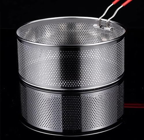 Tenta Kitchen Pasta Strainer instant pot accessories Steamer Basket For Pot instant pot steamer basket with Removable handle Insert for Veggie Fish Seafood Cooking and heat food 7"