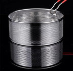 Tenta Kitchen Pasta Strainer instant pot accessories Steamer Basket For Pot instant pot steamer basket with Removable handle Insert for Veggie Fish Seafood Cooking and heat food 7"
