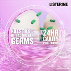 Listerine Total Care Alcohol-Free Anticavity Fluoride Mouthwash, 6 Benefit Oral Rinse to Help Kill 99% of Germs That Cause Bad Breath, Strengthen Enamel, Fresh Mint Flavor, 500 mL