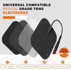 TENS Unit Pads Replacement Pads for TENS Unit Electrode Pads Electrodes for TENS Unit Muscle Stimulator Pads 2"x2", 24PCS Stim Pads for AUVON TENS Unit Electrode Pads/TENS 7000 Replacement Pads