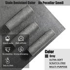 KTT Thickened Magic Cleaning Cloth,Reusable Microfiber Cleaning Cloth.Lint Free Cloth for Home,Window,Mirror Glass and Cars.(12" x 16",5 Pack)
