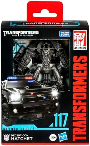 Transformers Toys Studio Series Deluxe Class Dark of The Moon 94 Decepticon Hatchet 4.5-inch Converting Action Figure, 8+