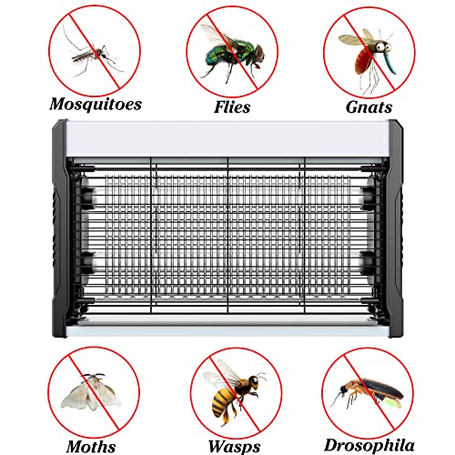 Neijiaer Bug Zapper 3200V Electric Mosquito Zapper Outdoor Fly Zapper Indoor with Hanging Function USB-Powered Mosquito Killer with Removable Tray Insect Killer with Light Trap for Fly Gnat Moth