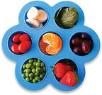 Silicone Egg-Bites-Molds for Instant-Pot-Accessories with Silicone-Stretch-Lids - Ice-Cube-Trays Reusable Food-Storage-Containers, for 5,6,8qt Pressure-Cooker-Accessories