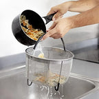 Instant Pot Accessories Steamer Mesh Basket Stainless steel Good for cooking, boiling and frying Eggs, Vagetables and pasta, Fits a 8 quart pressure cooker (8QT)