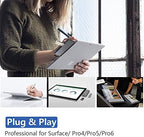 Surface Pro 6/ Pro 5/ Pro 4 Docking Station USB Hub, Surface Pro Docking Station with 4K HDMI, 3X USB3.0 Ports, SD/TF Card Reader, Accessories for Microsoft Surface Pro 4/5/6