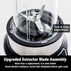 Ninja Blender Cups Replacement, 24oz Ninja Blender Cups with To-Go Lids, 7 Fins Extractor Blade, Compatible with Nutri Auto iQ Blenders BL2012 BN801 BL480-30 BL640-30 BL642-30 NN100-30 BL450