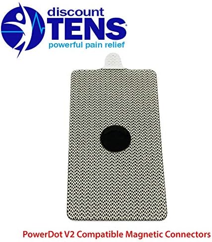 PowerDot 2.0 Compatible Electrodes with Magnetic Connector. 12 Premium PowerDot 2.0 Compatible Replacement Pads (Version 2 - Magnetic)