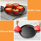 Baking Set for Ninja Foodi 6.5 Qt, 8 Qt, Ninja Foodi Pressure Cooker + Air Fryer Deluxe Bake Kit, Dishwasher Safe Air Fryer Accessories Set