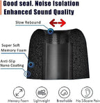 Replacement Memory Foam Tips Foam Sleeves Earbuds for Shure SE215, SE112, SE315, SE425, SE530, SE535 & Klipsch Westone Earphones, [Noise Cancelling] 6PCS 3Pairs S/M/L