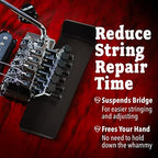 IMPRESA [2 Pack] Guitar Floating Tremolo Bridge Shim - for Easy Adjustment and Tuning - Durable Plastic Trem Wedge - Electric Guitar Bridge Replacement Tool for Faster String Replacement