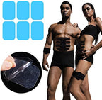 50 Pcs/25 Pack Gel Pads for Abs Stimulator Ab Trainer Replacement Gel Sheet for EMS AB Stimulator Gel Pad for All Abdominal Belts Muscle Stimulator Ab Toner