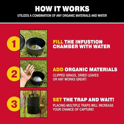 Catchmaster Oasis Ovi-Mini Mosquito Trap Refill 8-Pack, Home Outdoor Mosquito Control, Pet Safe Backyard Insect Killer, Replacement Glue Boards Bug Catcher, Pool, Patio, Shed & Garden Pest Control
