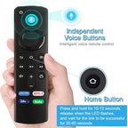Upgrade Replacement Voice Remote (L5B83G) for FireStick 3rd Gen, Smart TV Stick/4K Max, Lite, Fire TV Cube & Cube Max, Fire TV 3rd Gen Pendant (Includes 2 Batteries)