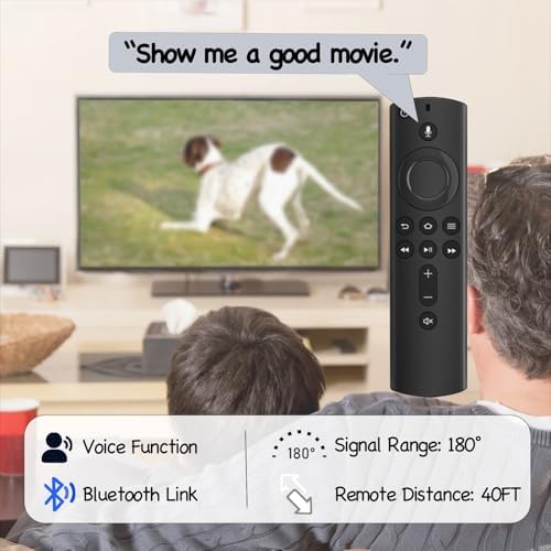 New Voice Replacement TV Remote for FireStick 2rd Gen L5B83H,Fit for Amazon Smart TVs Stick (2nd Gen,3rd Gen,Lite,4K),for All Insignia Smart TVs,for Amazon TVs Cube (1st Gen,2nd Gen)