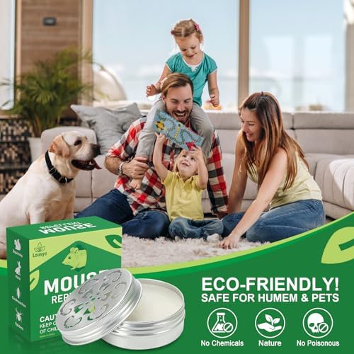 Rodent Repellent for Car Engines, Mighty Peppermint Oil to Repel Mice and Rats,Environmentally Friendly and Humane Mouse Trap for Car Engines,House,Pest Control for Indoor (Mint)