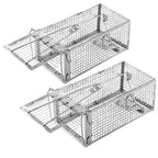 Chipmunk, Squirrel Trap Cages, Rat Trap That Works 2 Pack, Humane Mouse Trap for Home | Catch and Release | Reusable and Durable | No Kill Animal Trap | for Inside Home and Outdoor Use