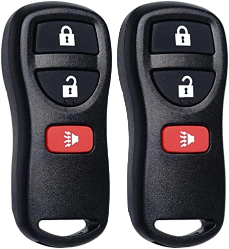 Keyless Entry Remote Control Key Fob Replacement Fits for Nissan Xterra Titan Armada Frontier 2002-2019 Quest Sentra Murano Pathfinder Versa Infiniti FX35 FX45 QX4 KBRASTU15 CWTWB1U733