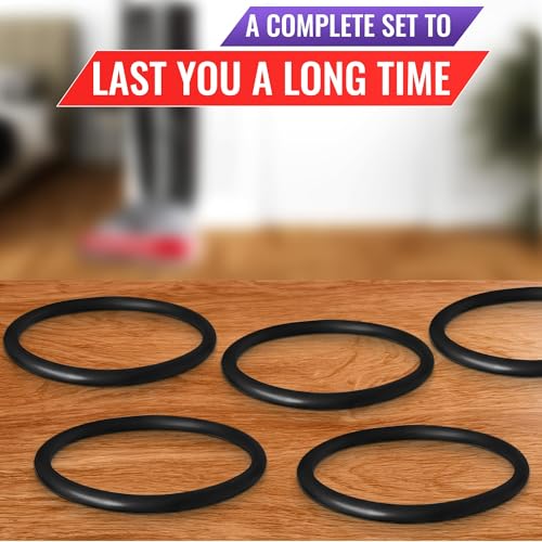 6Pcs Sanitaire Vacuum Belts - Commercial Vacuum Cleaner Belts Sanitaire Commercial Vacuum Belt Sanitaire Sc679 Belt Replacement Belt for Commercial Vacuums - Black Belt Vacuum Cleaner Belt Rubber Belt