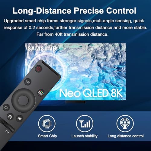Universal for Samsung Smart TV Remote Control Replacement, Compatible All Samsung Smart TV Frame Curved Crystal LCD LED UHD Neo QLED OLED 4K 8K TV Remote