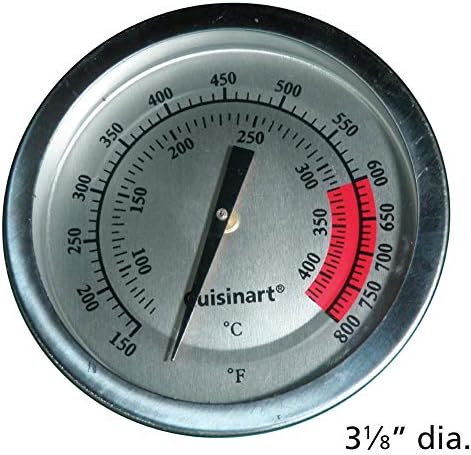 Music City Metals 00020 Heat Indicator Replacement for Select Cuisinart Gas Grill Models
