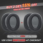 Krone Kalpasmos Replacement Earpads for Sony WH-H900N h.Ear on 2 & Sony MDR-100ABN Headphones, Sony Headphone Cushions Compatible with Sony 900N, Sony WH H900N earpads with Soft Foam Leather(Grey)