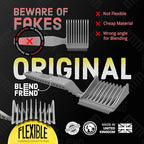 Fade Comb Left Handed Original Grade 1(3mm) Hair Blending Tool, Blend Hair at Home like a Barbershop, Blending Comb, Compatible with all Hair Clippers Men, Barber Accessories - BLEND FREND