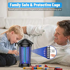Bug Zapper Outdoor Indoor, Zechuan Electric Mosquito Zapper, Electronic Mosquito Killer Lantern, Waterproof Fly Trap Insect Killer for Home Backyard Patio Garden Camp Site