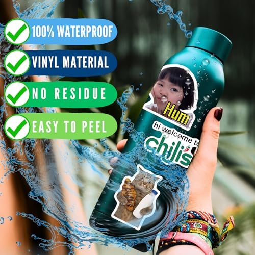 500 Pcs Funny Stickers for Adults & Teens - Trendy Meme Stickers, VSCO Vinyl Decals, Durable Waterproof Humor Stickers for Laptops, Water Bottles, Phones, Hard Hats - Gift for Meme Lovers