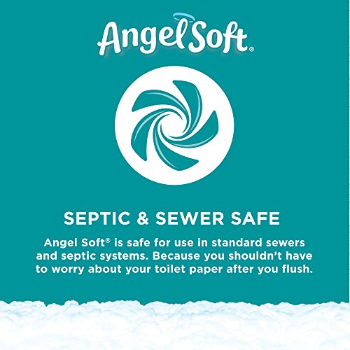 Angel Soft Toilet Paper, 6 Double Rolls, 6 = 12 Regular Bath Tissue Rolls