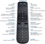DirecTV AT&T TV Now RC82V 2nd Generation Gemini Stream Voice Recognition Replacement Remote Control, Compatible with C71KW-200 & C71KW-400 Osprey Receiver Set-Top Boxes - Requires Compatible Receiver