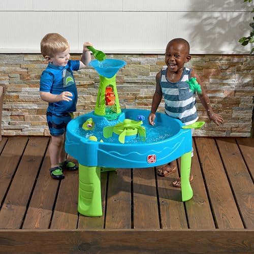 Step2 Duck Dive Water Table, Kids Water Table & Sand Activity Sensory Playset, Summer Outdoor Toys, 6 Piece Water Toy Accessories, For Toddlers 1.5+ Years Old