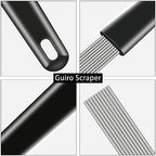 EASTROCK Guiro Scraper Latin Percussion Comb-Style Scraper 12 Inch Professional Scraper Replacement for Various Percussion Instruments 2 Packs
