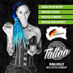 believa Tattoo Aftercare Butter - Tattoo Balm for New & Older Tattoos - Vegan Healing Cream | 3.38 oz