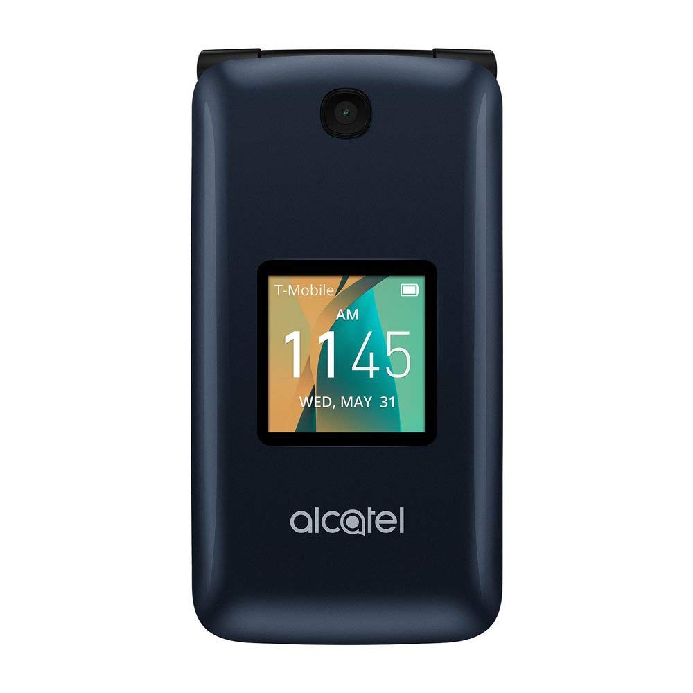 Alcatel Cingular Flip 2 4G LTE FlipPhone Bluetooth WIFI MP3 Camera Good for Elderly - GSM Unlocked (Renewed)