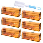 6 Pack Live Mouse Traps No Kill, Humane Mouse Traps Indoor for Home, Reusable Mice Trap Catcher for House & Outdoors