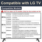 Stand for LG TV Legs Replacement, TV Stand Legs for 49 50 55 Inch LG TV Stand - 49UK6090 50UK6090 50UK6500 50UM7300 50UN7300 55UK7700 55UM7300 55UM6910 55UN7300 MAM643660 MEZ64114730 with Screws