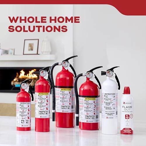 Kidde Auto Fire Extinguisher for Car & Truck, 5-B:C, 3.2 Lbs., Dry Chemical Extinguisher, Strap Bracket (Included)