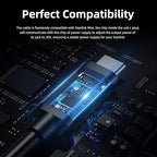 Starlink Mini USB C Cable, USB C to DC Power Cable 6.5FT/2M, 100W Type C to Waterproof DC Starlink Mini Accessories Compatible with Power Bank 65W+ PD Source