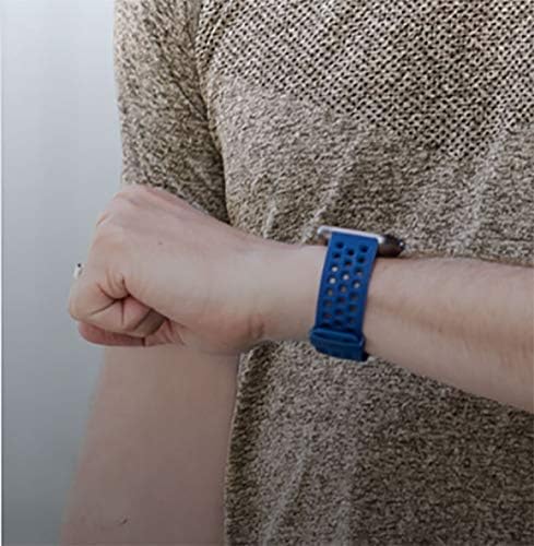 Sport Bands Compatible with Fitbit Versa 2 / Versa/Versa Lite Bands for Women Men,Breathable Sport Replacement Wristbands Small Large