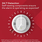 Kidde Hardwired Smoke & Carbon Monoxide Detector, AA Battery Backup, Voice Alerts, Interconnectable, LED Warning Light Indicators, 4 Pack