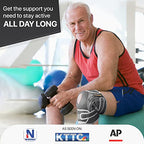 DR. BRACE ELITE Knee Brace with Side Stabilizers & Patella Gel Pads for Maximum Knee Pain Support and fast recovery for men and women-Please Check How To Size Video (Moon, X-Large)