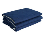 2 Pack Careboree Pee Bed Pads Bed Wetting Protection Cotton Top-Layer Waterproof Underpads 34"X36" Twin Size with 21" Wings for Incontinence Adults，The Elderly Kids Pets