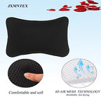 Bathtub Bath Pillow - Spa Pillow with Headrest Cushion - Hot Tub Pillow - Neck and Head Rest Support for Bath or Shower - Bath Stuff Accessories(New Black)
