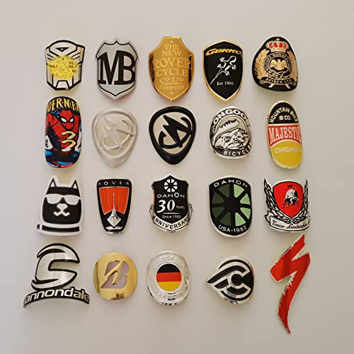 Gepinke Bike Badge Soft Aluminum Alloy Decals Stickers for MTB BMX Folding Bicycle Front Frame Cycling Accessories Emblem Tube DIY (-Dia-mant)