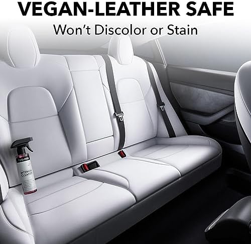 Tesla Seat Cleaner & Stain Remover - Biodegradable, Safe on Black & White Vegan Leather, Interior Cleaning Products for Seats, Dash, Console | Tesla Model 3 Y S X Car Accessories for 2025